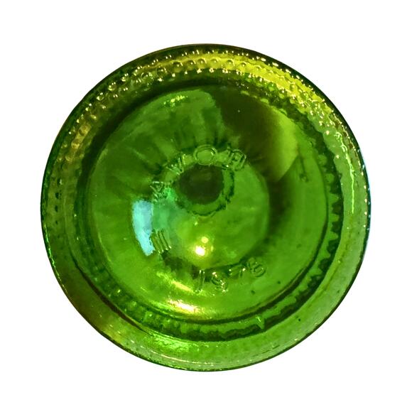 Vintage 1976 Avon Green Glass Bell Bottle – Holiday Décor & Collectible - Picture 5 of 9